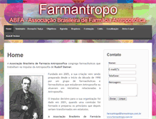 Tablet Screenshot of farmantropo.com.br